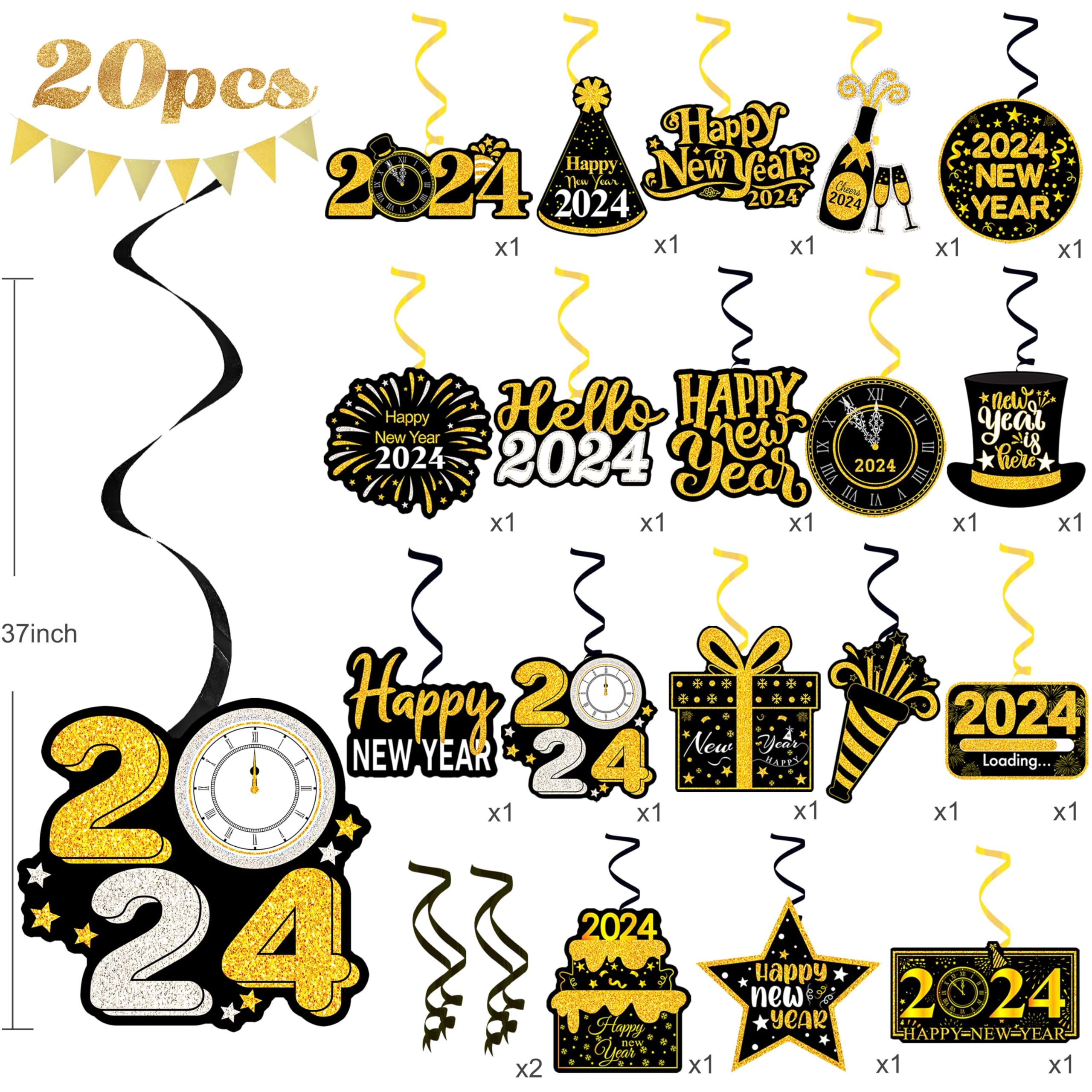 ハッピーニューイヤーハンギングスワール Happy New Year ハッピーニューイヤーハンギングスワール Happy New Year